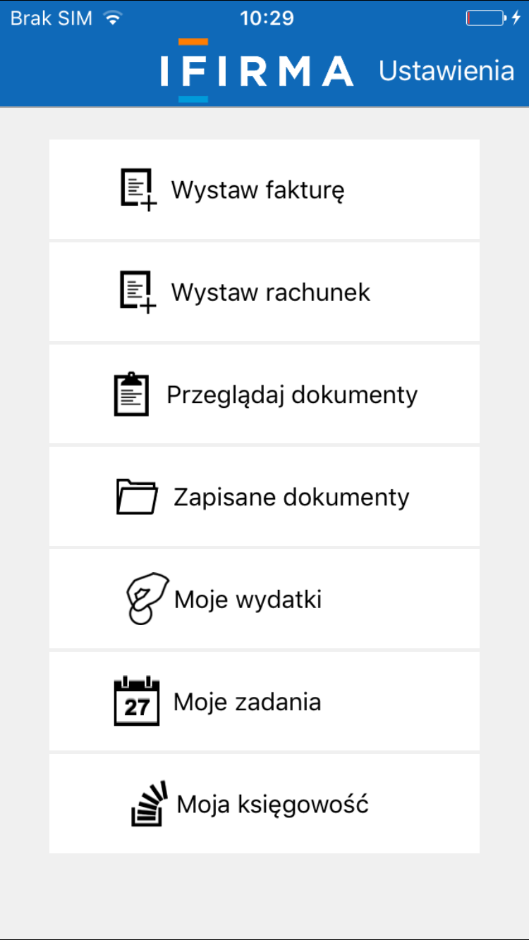 biuro rachunkowe online, przekaz dokumentów, iOS