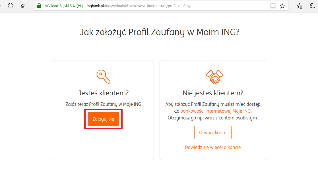 Profil Zaufany: zmiana funkcjonalności w ING