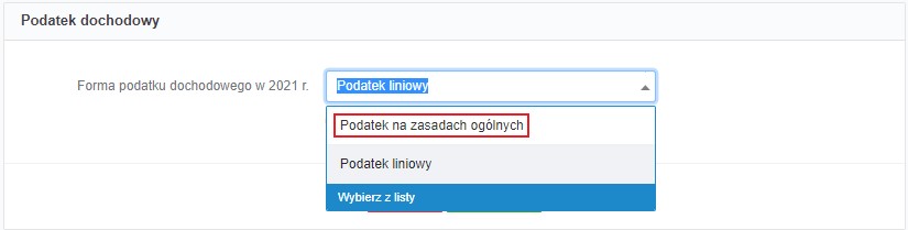 Zmiana Formy Opodatkowania W Serwisie Ifirma.pl - Pomoc Serwisu Ifirma ...